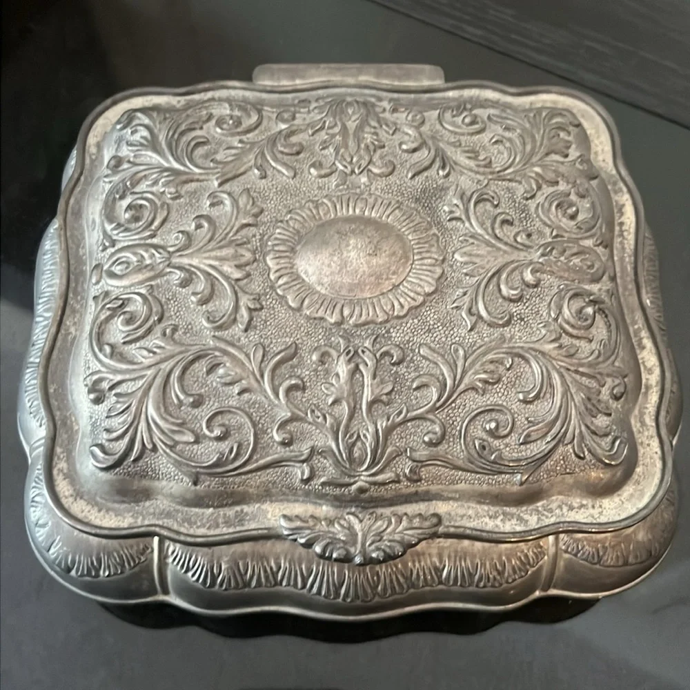 Godinger Silver Art Co. Silver Ornate Jewelry Box